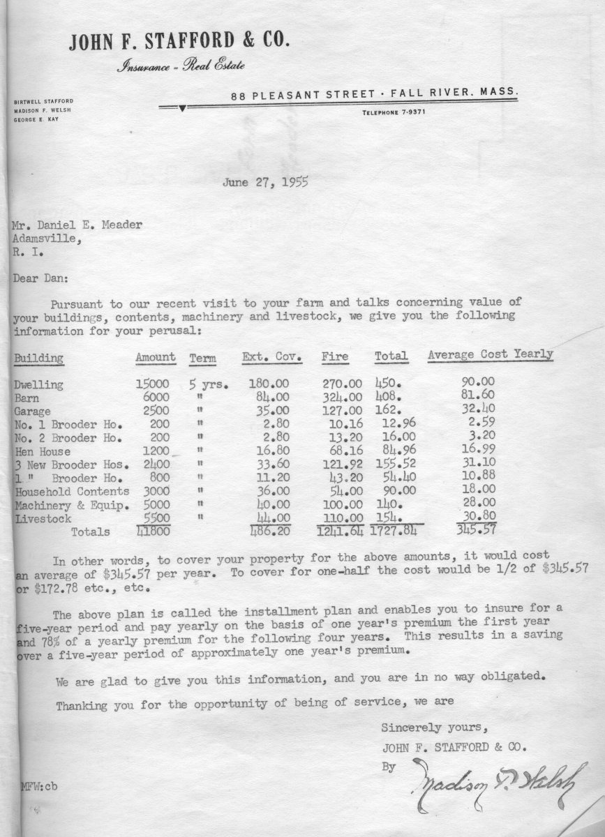 John-Stafford-Insurance-value-summary-1955