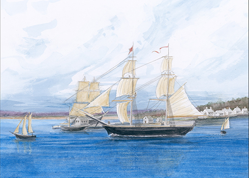 Paul Cuffe was strongly opposed to slavery. In 1810, he sailed past Westport Point in Traveller on his way to Africa. He wanted to see how he might help the African people find alternatives to being sold as slaves.