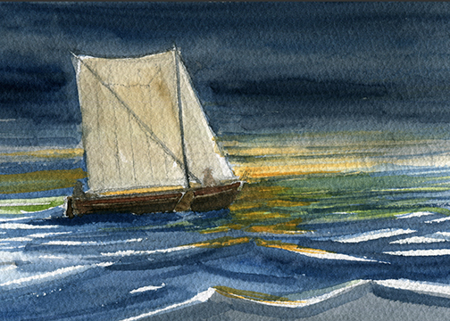 After Paul was released from prison, he used a shallop to secretly deliver supplies to Nantucket which was being blockaded throughout the War by the British Navy.  Pirates stopped him twice and stole his cargo and even his boat one time