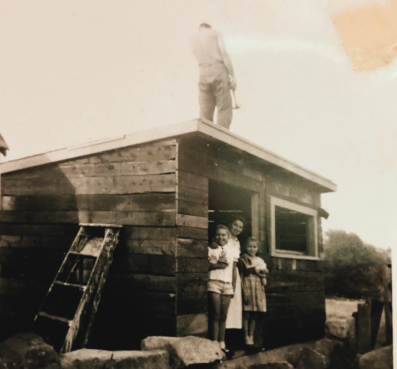 Photo-1-building-chicken-coop-c.-1952