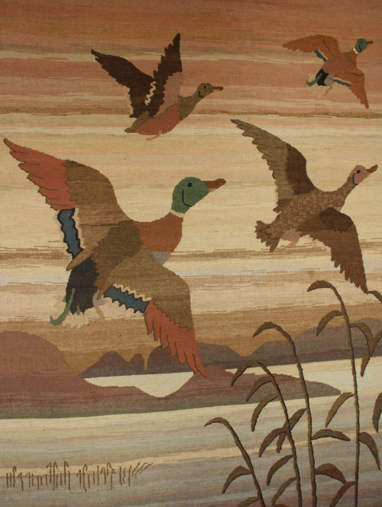 Mallard Ducks Grenfell Mat